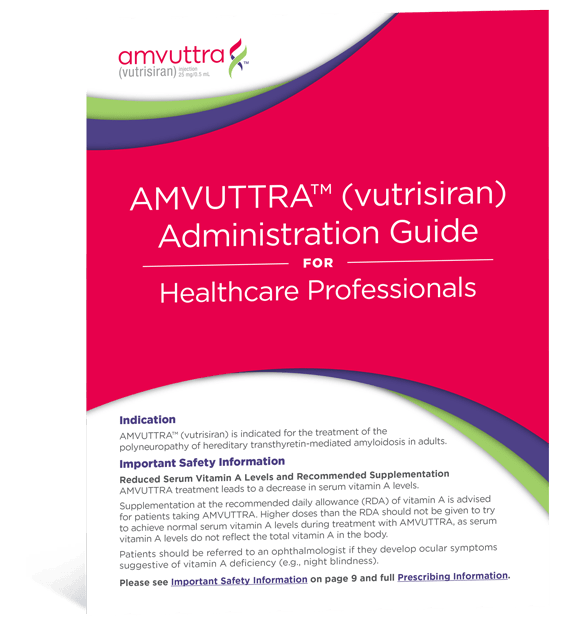 Picture of dosing and administration brochure