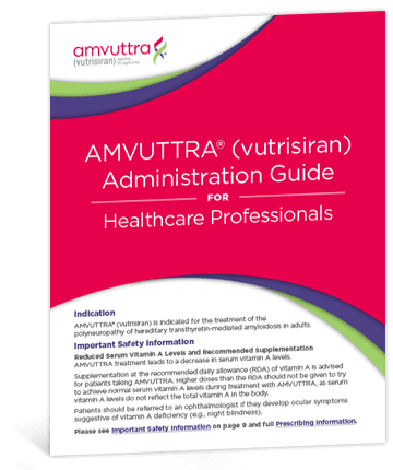 Picture of dosing and administration brochure