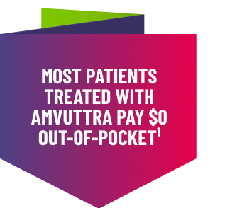 Most patients treated with AMVUTTRA pay $0 out-of-pocket